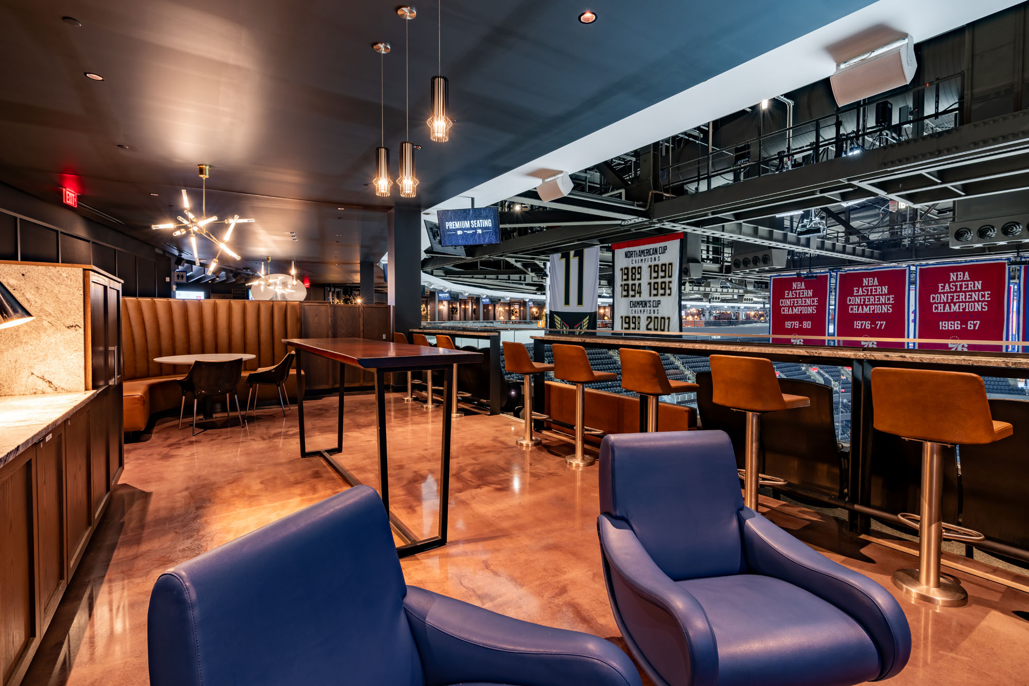 Flyers liberty loft seating view