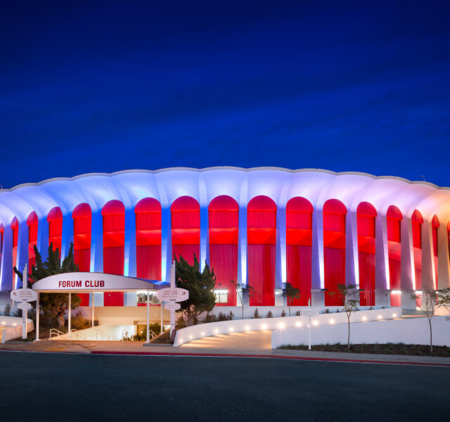 The forum in inglewood california. photographed by stephen schafer